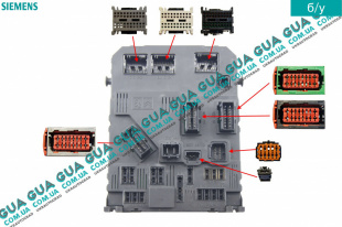 Фишки электронного блока комфорта ( BSI )   