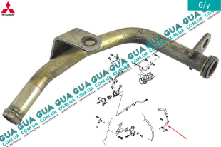 Трубка системы охлаждения ( метал )   
