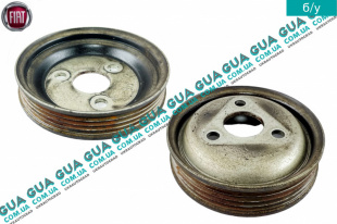 Шкив насоса гидроусилителя руля ( привода ГУР ) 4 ручейка   