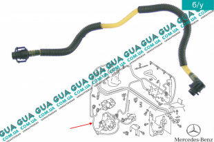 Патрубок / трубка топливной системы ( шланг от насоса низкого давления к клапану отсечки )   