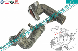 Фланец / трубка системы охлаждения   