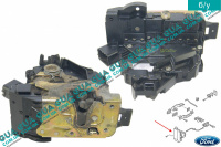 Замок двери задней правой электрический Ford / ФОРД FOCUS I 1998-2004 / ФОКУС 1 98-04 1.4 V16 (1388 куб. см.)