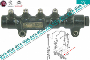 Топливная рейка / Рампа / распределительный трубопровод / Common Rail   