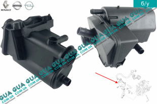 Маслозаливная горловина Renault / РЕНО CLIO II / КЛИО 2 1.9DTI (1870 куб.см.)