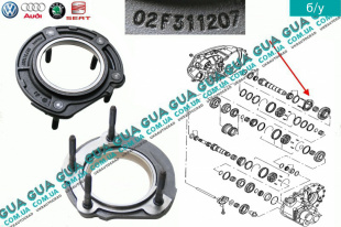 Гнездо подшипника КПП 5-ти ступенчатой ( механической коробки переключения передач )   