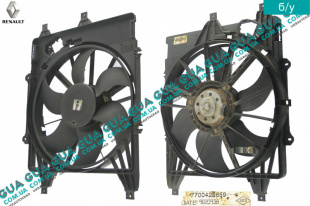 Диффузор основного радиатора ( Вентилятор с моторчиком )   