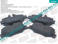 Тормозные колодки задние