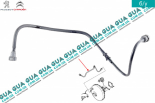 Шланг / патрубок вакуумной системы ( трубка вакуумного усилителя тормозов )   
