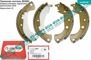 Тормозные колодки задние ( барабанные )   