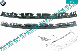 Кронштейн / направляющая заднего бампера  BMW / БМВ 3-series E46 1998-2005 316i (1895 куб.см)