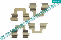 Планка суппорта / фиксатор тормозных колодок задних LUCAS ( комплект )