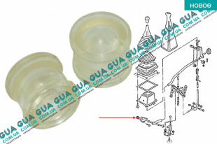 Втулка кулисы КПП / штока вилки переключения передач ( правая 1 шт.)   