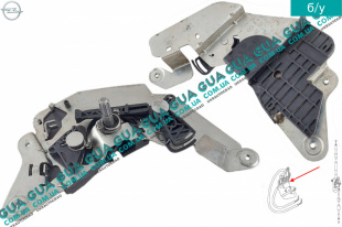 Замок задней правой двери средний ( распашная дверь ) без электропривода   