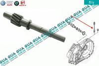 Шестерня 13Z ( зубчатое колесо спидометра ) привода датчика указателя скорости КПП