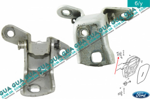 Петля верхняя задней правой двери ( навес )	 Ford / ФОРД MONDEO III 2001-2007 / МОНДЕО 3 2.0TDCI (1998 куб.см.)