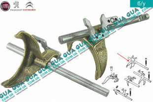 Вилка включения 1-2 передачи КПП   