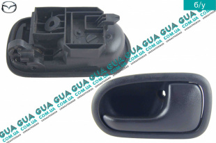 Ручка двери внутренняя правая Mazda / МАЗДА 323 F 1998-2004 1.4 16V (1324 куб.см.)
