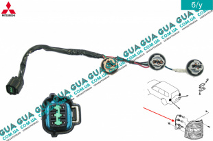 Электропроводка / жгут проводов заднего фонаря   