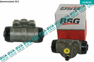 Цилиндр тормозной задний ( барабан ) с 91-00   