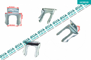 Фиксатор / скоба / крепление шланга / трубки тормозной системы ( 1шт. )   