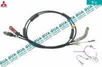 Трос переключения передач рычага АКПП  ( кулиси комплект ) Mitsubishi / МИТСУБИСИ PAJERO III 2000-2006 / ПАДЖЕРО 3 00-06 3.2DI-D (3200 куб.см.)