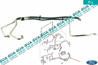 Трубка / патрубок кондиционера ( шланг ) Ford / ФОРД TRANSIT ( CUSTOM ) 2013- / ТРАНЗИТ (КАСТОМ) 13- 2.2 TDCI (2198 куб.см.)