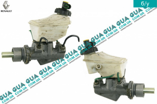 Главный тормозной цилиндр ( на 4 выхода без АБС / ABS )   