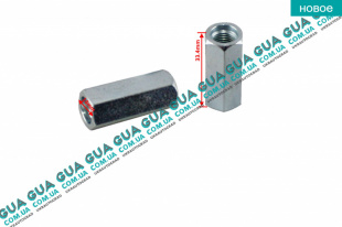 Переходник тормозной трубки Мама 10x1 на Мама 10x1   