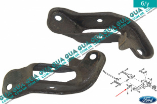 Кронштейн заднего рычага  Ford / ФОРД MONDEO III 2001-2007 / МОНДЕО 3 1.8TDCI (1753 куб.см.)