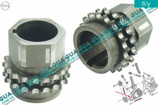 Шестерня / звездочка коленвала Z19   