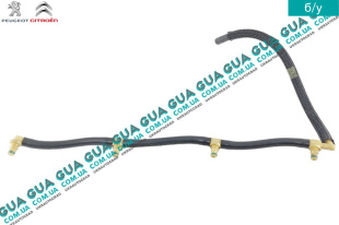 Трубка топливная обратки ( возвратка ) шланг форсунок Peugeot / ПЕЖО 806 1994-2002 2.0T (1998 куб.см)