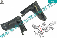 Молдинг / накладка / фиксатор воздухозаборника Renault / РЕНО CLIO II / КЛИО 2 1.9DTI (1870 куб.см.)