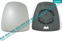 Вкладыш зеркала заднего вида левый с подогревом