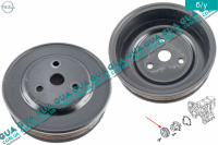 Шкив водяного насоса ( помпы ) 6 ручейков Opel / ОПЕЛЬ CORSA C 2000-2009 / КОРСА С 00-09 1.7DTI V16 (1686 куб. см.)