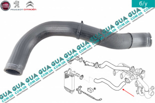Патрубок / трубка интеркулера ( от интеркулера к турбине )   