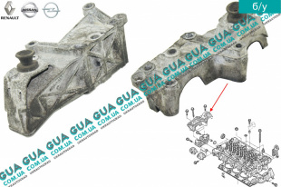 Кронштейн крепление двигателя ( головки блока цилиндров )   