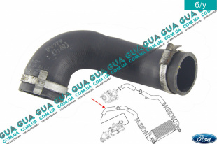 Патрубок интеркулера верхний правый ( с-ма Siemens )   