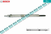 Свеча накала 11V ( накаливания ) Renault / РЕНО LAGUNA II / ЛАГУНА 2 2.2DCI (2188 куб.см.),