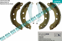 Тормозные колодки задние ( барабанные ) 228x42 с-ма Bendix