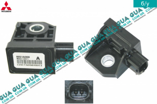 Датчик удара боковой правый ( Сенсор AirBag ) Mitsubishi / МИТСУБИСИ PAJERO IV 2006- / ПАДЖЕРО 4 06- 3.2DI-D (3200 куб.см.)