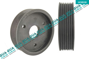 Шкив насоса гидроусилителя руля ( Шкив привода ГУР ) 7 ручейков D 103mm Renault / РЕНО CLIO II / КЛИО 2 1.9DTI (1870 куб.см.)