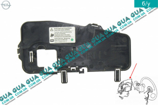 Кронштейн крепления датчика подушки безопасности  передней двери ( правая )    