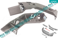 Кронштейн / направляющая переднего бампера ( комплект )