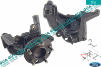 Цапфа / ступица задняя левая под АБС / ABS Ford / ФОРД MONDEO III 2001-2007 / МОНДЕО 3 2.2TDCI (2198 куб.см.)