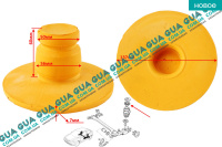 Проставка задней пружины / прокладка / демпфер верхняя 1 шт.