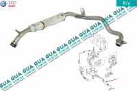 Трубка обратки масла с турбины ( слива масла ) 