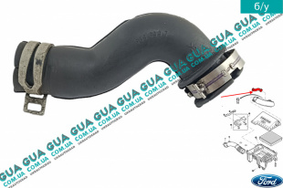 Патрубок вентиляции картерных газов ( трубка / шланг сапуна )   