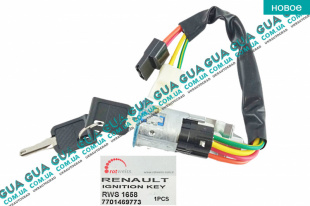 Замок зажигания ( контактная группа / замок вала рулевого колеса )   