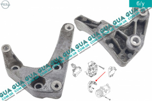 Кронштейн крепления компрессора кондиционера   