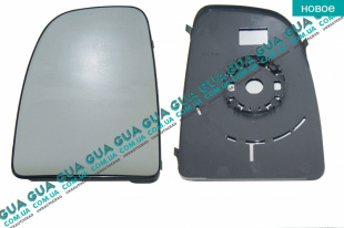 Вкладыш зеркала заднего вида левый   